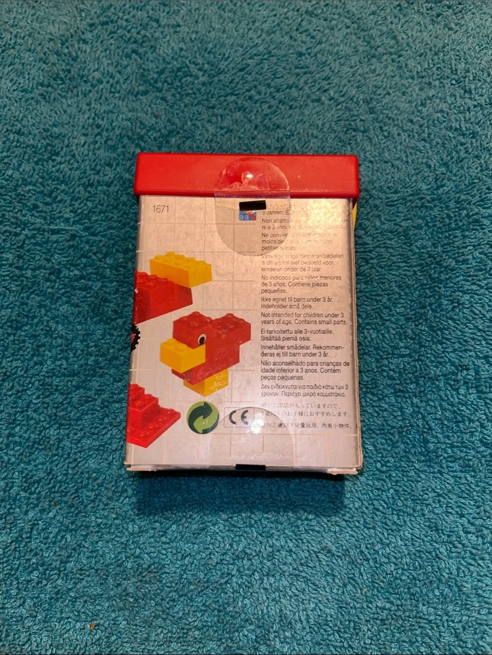 Lego Classic Building Set - Red, Blue, Yellow, White #1671 from 1992 - Picture 2 of 2